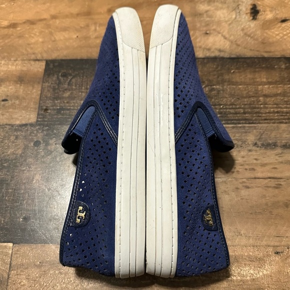 Tory Burch Perforated Suede Slip-On Sneaker - Picture 2 of 9